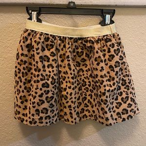 Adorable leopard fall skirt